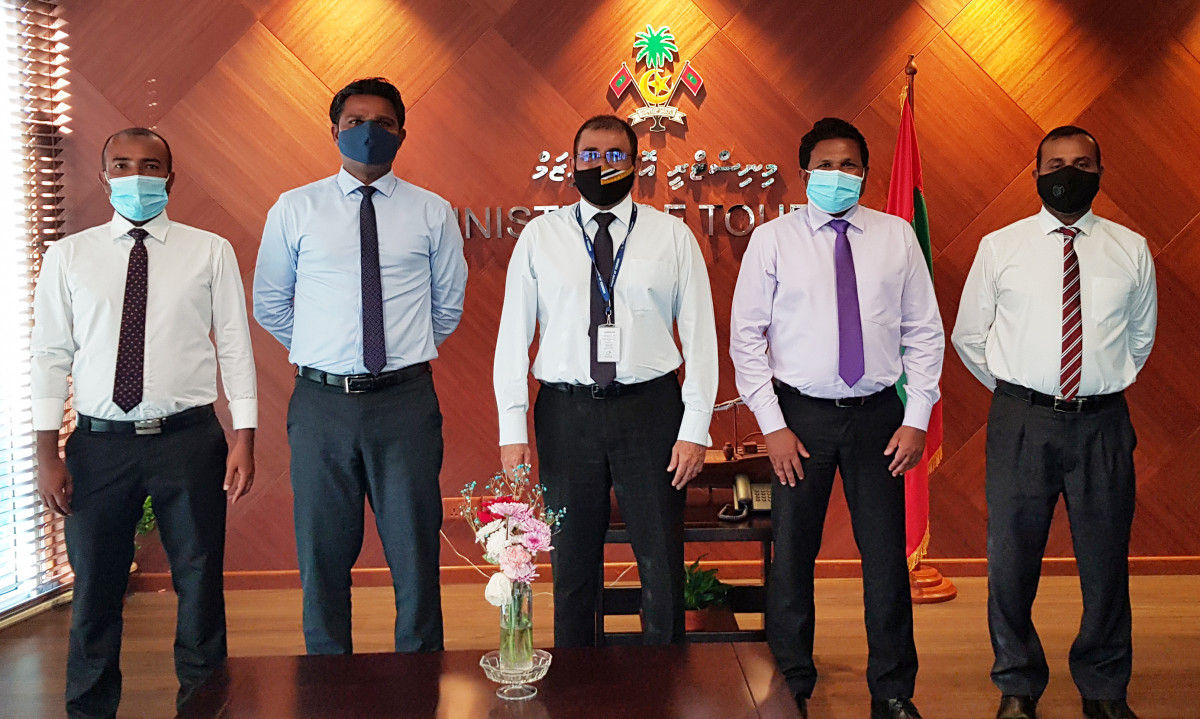 ނ އަތޮޅުގެ ރަށްތައް ނިސްބަތްވާ ދާއިރާތަކުގެ ރައްޔިތުންގެ މަޖިލީހުގެ މެންބަރުން ޓޫރިޒަމް މިނިސްޓަރާއި ބައްދަލުކުރެއްވުން