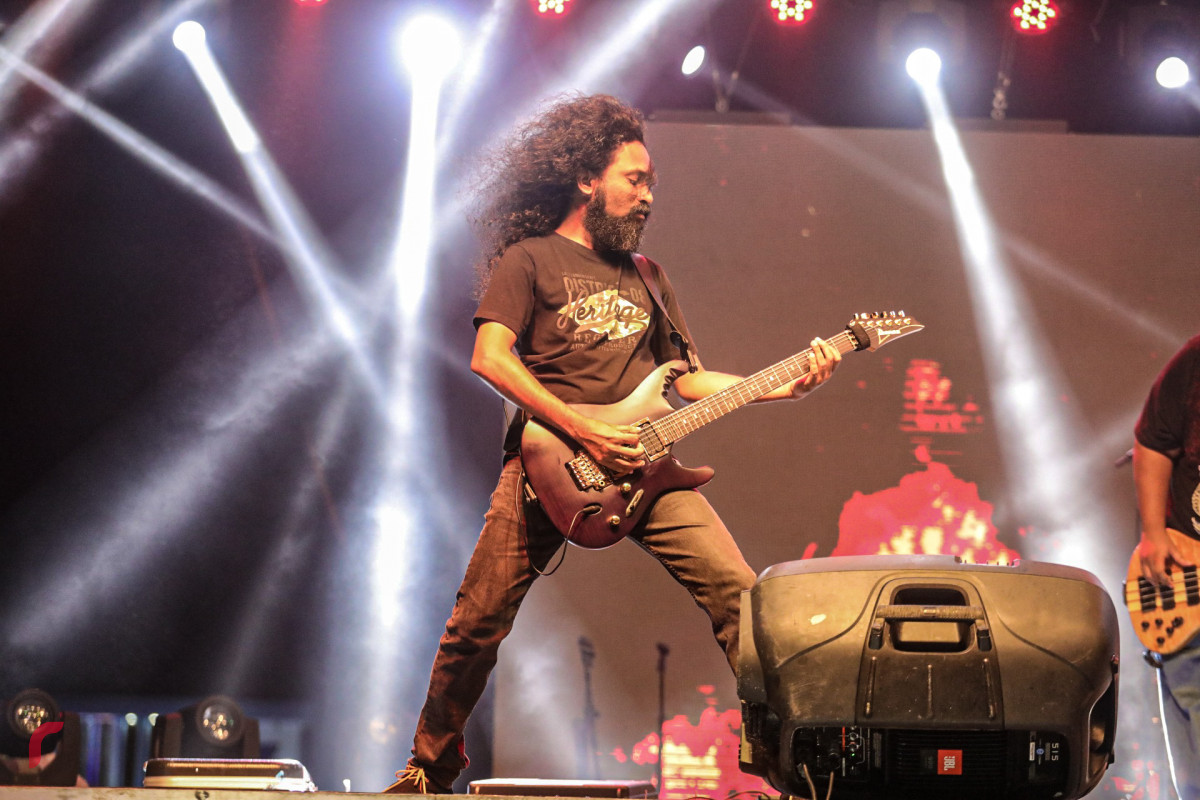 13 އޮގަސްޓް 2019 | ހއ. ހޯރަފުށި -- ހާއުފާ އީދު ޝޯވގެ 3 ވަނަރޭ. މި ޝޯވގައި ގްރެވިޓީ ބޭންޑްގެ އިތުރުން ހޯރަފުށީގެ ޒުވާނުންގެ ހަރަކާތްތައް ފެނިގެން ގޮސްފައިވޭ -- ފޮޓޯ: ޝުއައިބް މުހައްމަދު