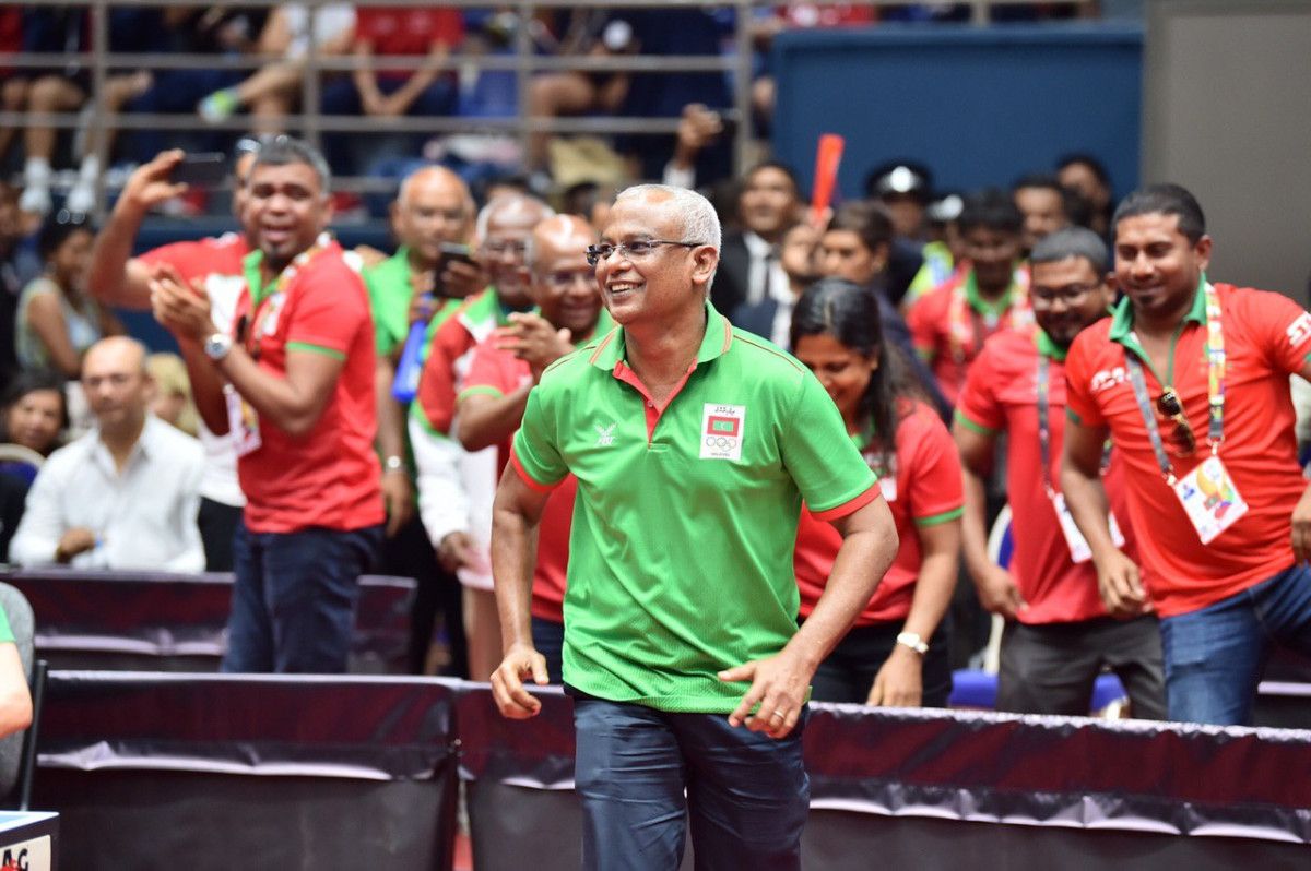 އިންޑިއަން އޯޝަން އައިލޭންޑް ގޭމްސްގައި ރައީސް އިބްރާހިމް މުހައްމަދު ސޯލިހް