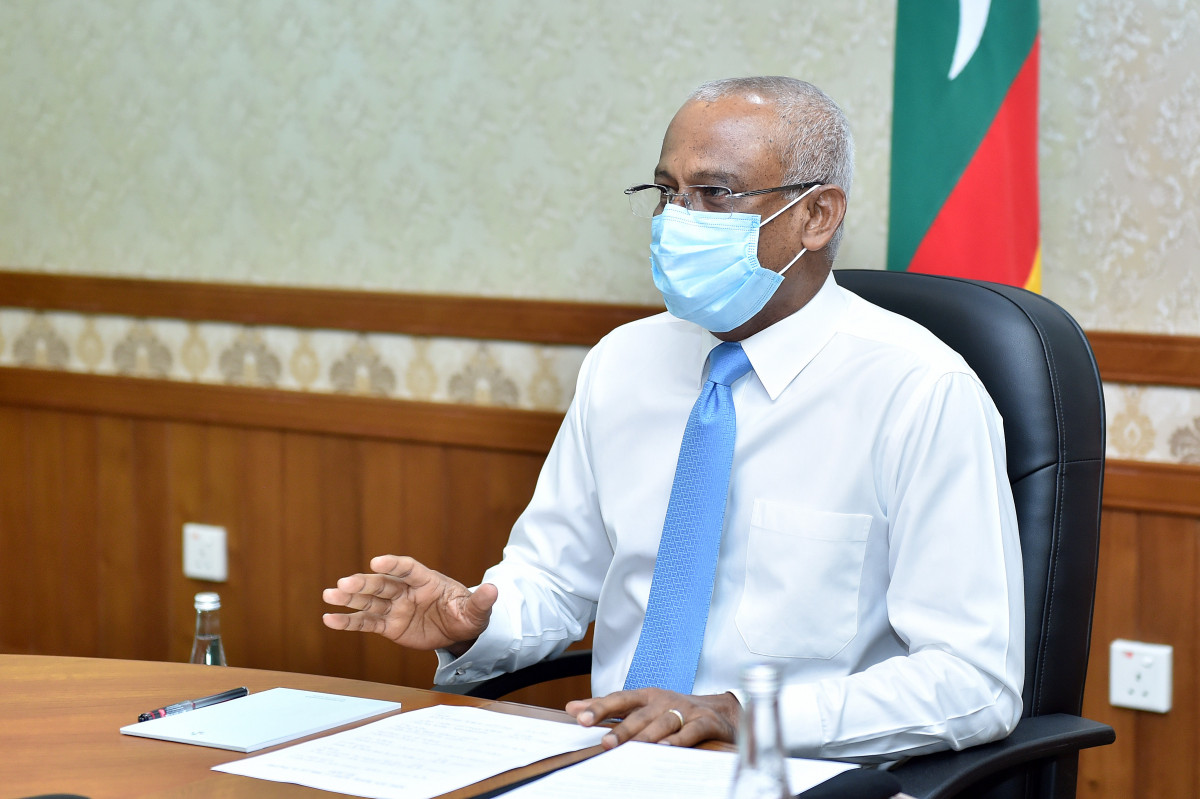 ރާއްޖޭގެ ބޯޑަރު ހުޅުވާލުމުގެ ކުރިން ވާންޖެހޭ ތައްޔާރީތަކާ ބެހޭގޮތުން ރައީސުލްޖުމްހޫރިއްޔާ އކަމާބެހޭ ފަރާތްތަކާއި މަޝްވަރާކުރެއްވުން -- ފޮޓޯ: ރައީސް އޮފީސް