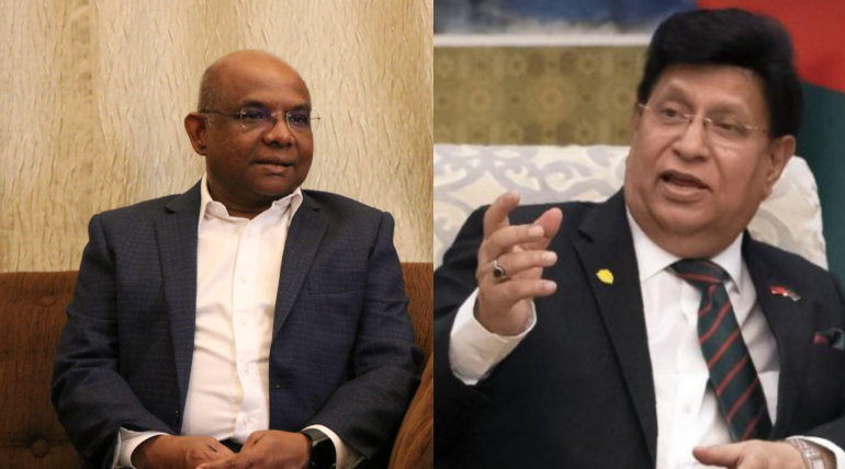 FM Shahid and Bangladesh FM AK Abdul Momen