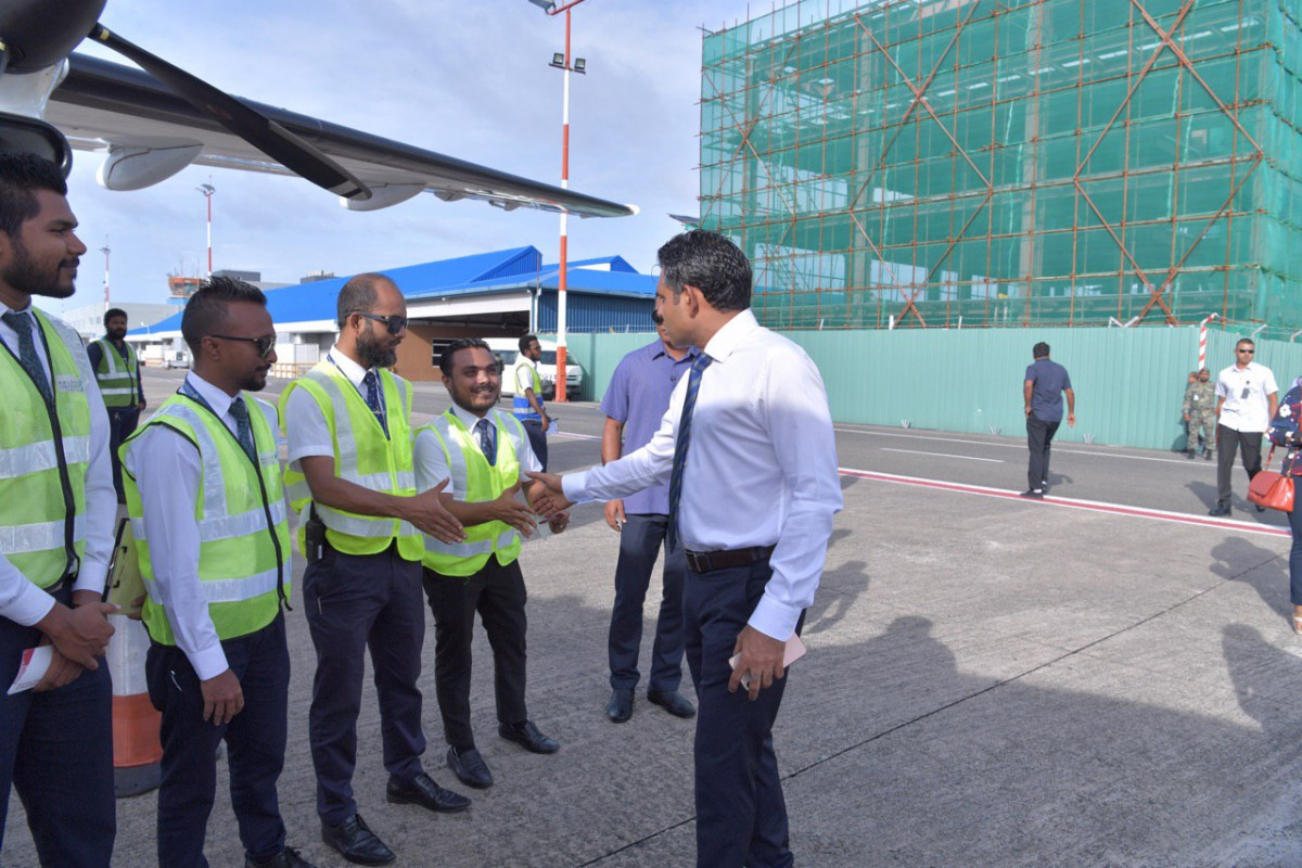 Vice president visiting HA atoll