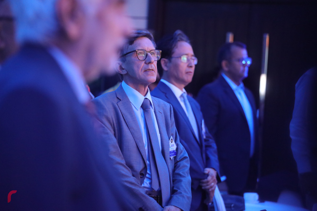 03 ސެޕްޓެމްބަރ 2019 | 4 ވަނަ ސައުތް އޭޝިއަން ކޮންފަރެންސް ފެށުމުގެ ގޮތުން ޕެރެޑައިޒް އައިލެންޑް ރިސޯޓުގައި ބޭއްވި ޖަލްސާގެ ތެރެއިން -- ފޮޓޯ: ޝުއައިބް މުހައްމަދު