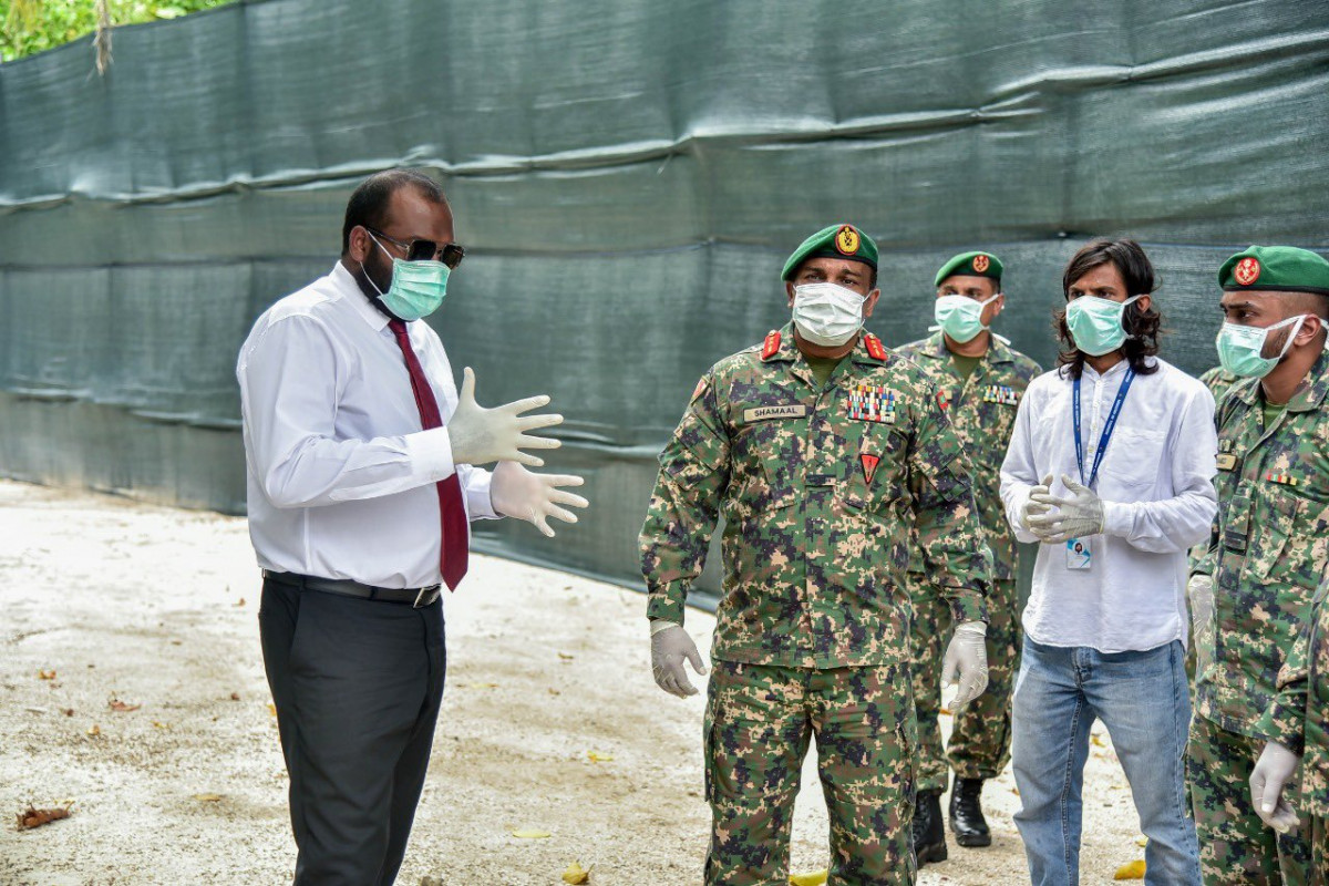 ޓުއަރިޒަމް މިނިސްޓަރ ކަރަންޓީން ފެސިލިޓީއެއް ބައްލަވާލެއްވުން