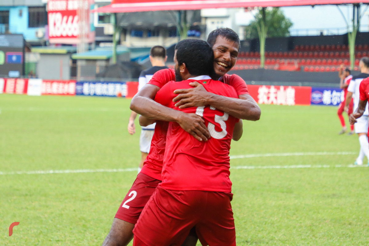 ވޯލްޑް ކަޕް ކޮލިފައިން: ރާއްޖެ އަދި ގުއާމް ބައްދަލުކުރި މެޗުގެ ތެރެއިން -- ފޮޓޯ: ޔޫސުފް ސޮފްވާން